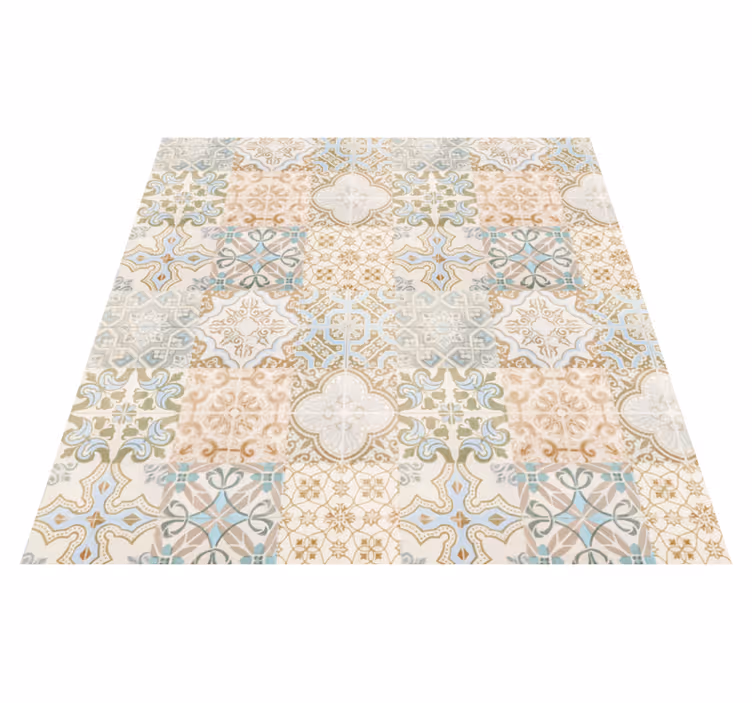 Old relic spanish style vinyl rug - TenStickers
