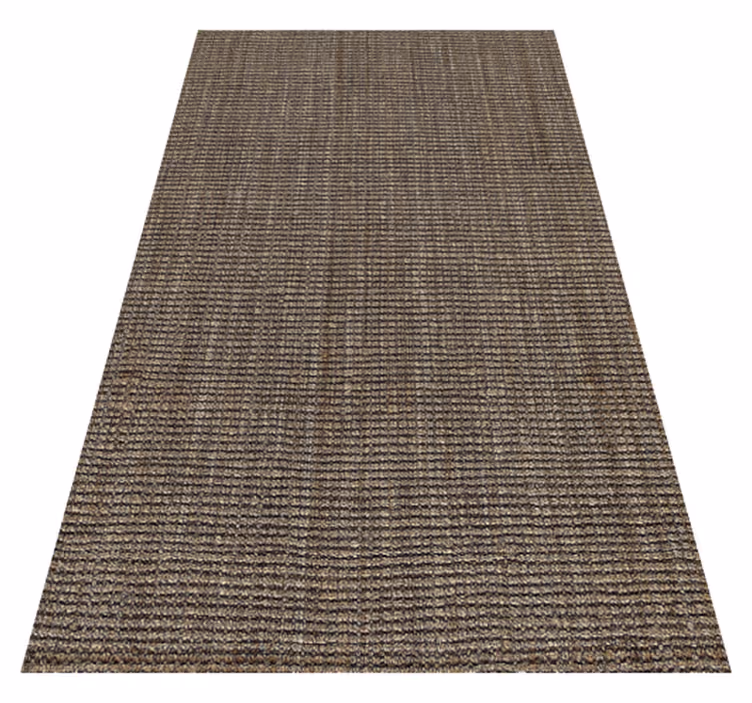 Textured vinyl rug in soft neutral shades - TenStickers