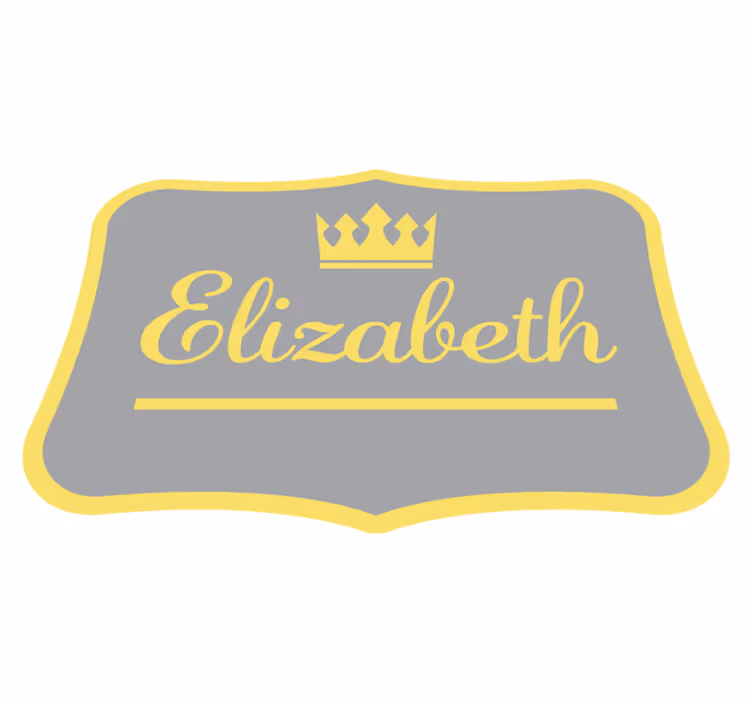 Pantone colours with name king personalised mat - TenStickers