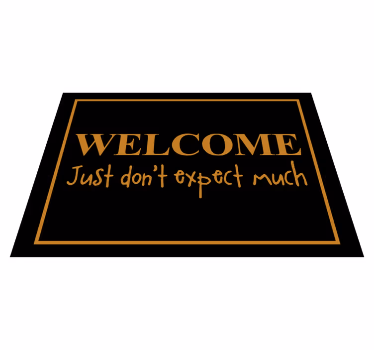 Don't expect much modern rug - TenStickers