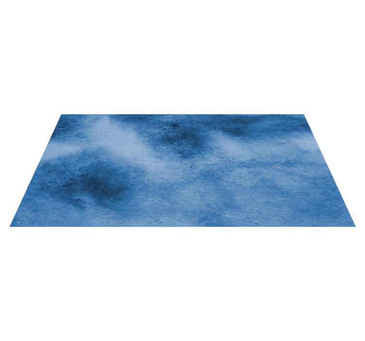 Sleek Blue Texture marble vinyl rug - TenStickers