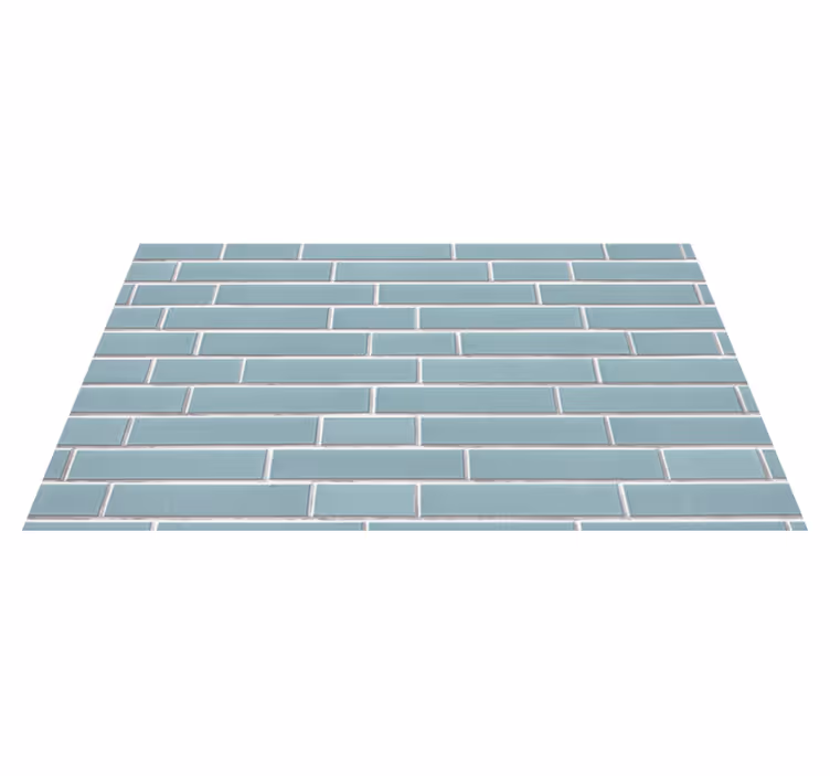Light blue bricks pattern texture carpet - TenStickers