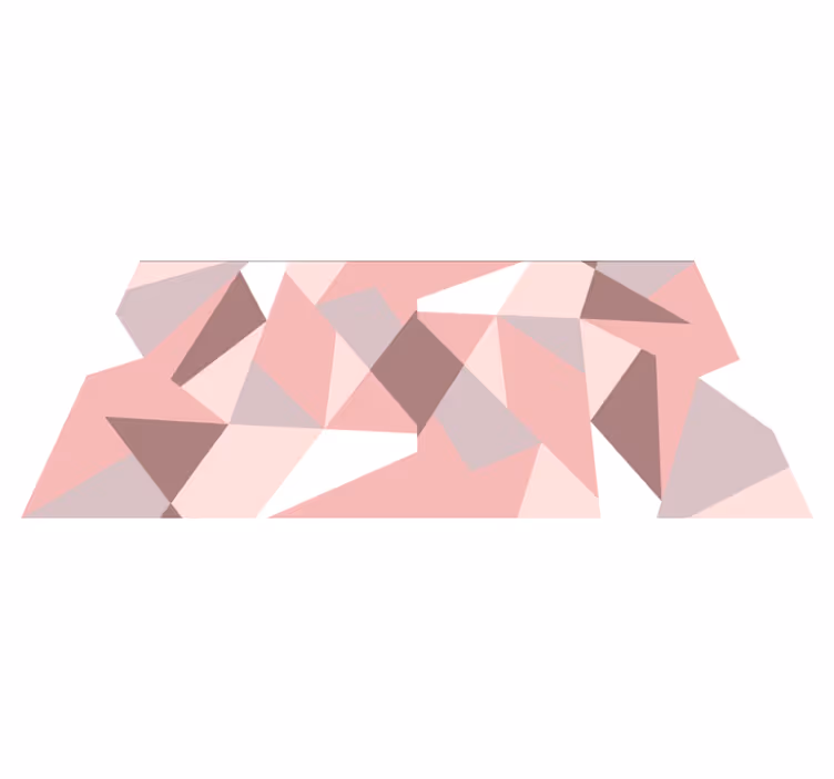 Geometric Triangle Pattern geometric rug - TenStickers
