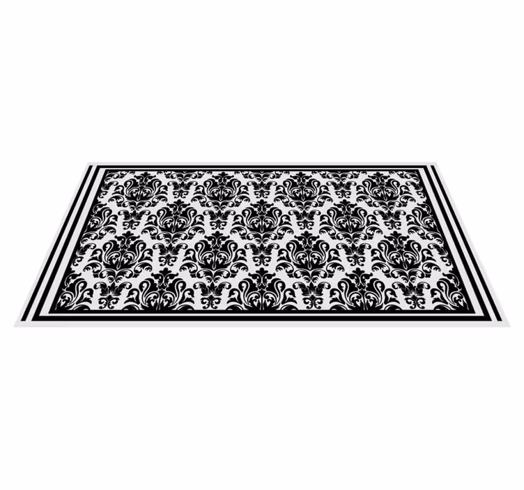 Baroque Elegance retro rug - TenStickers
