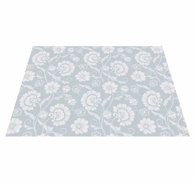 Elegant Floral Pattern floral rug - TenStickers