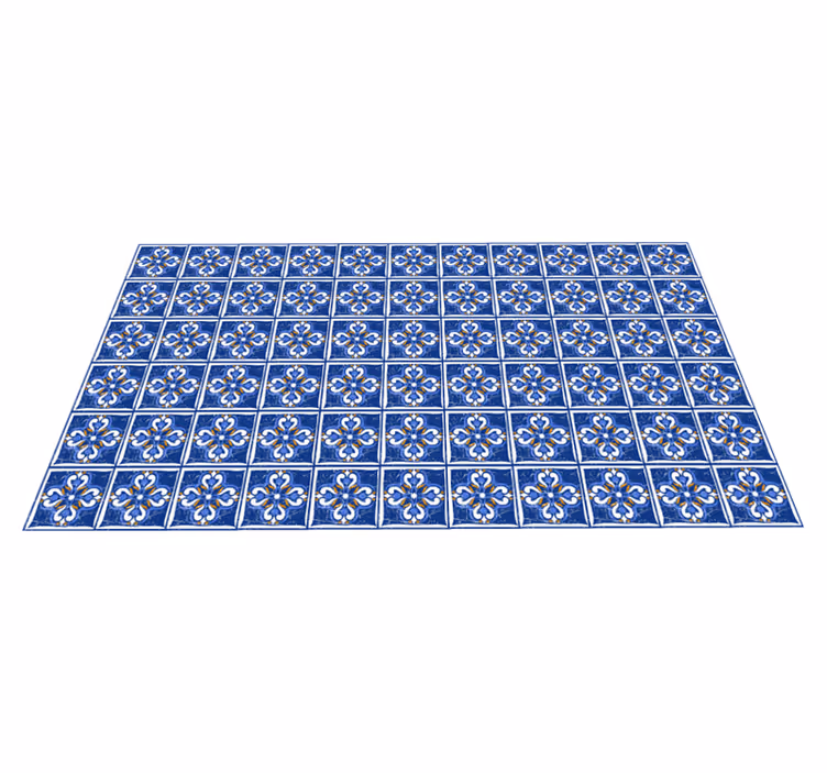 Classic Mediterranean tile carpet - TenStickers