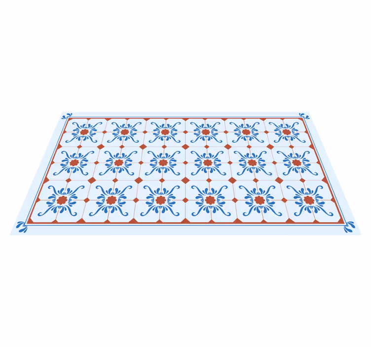 Ornamental Tile tile carpet - TenStickers