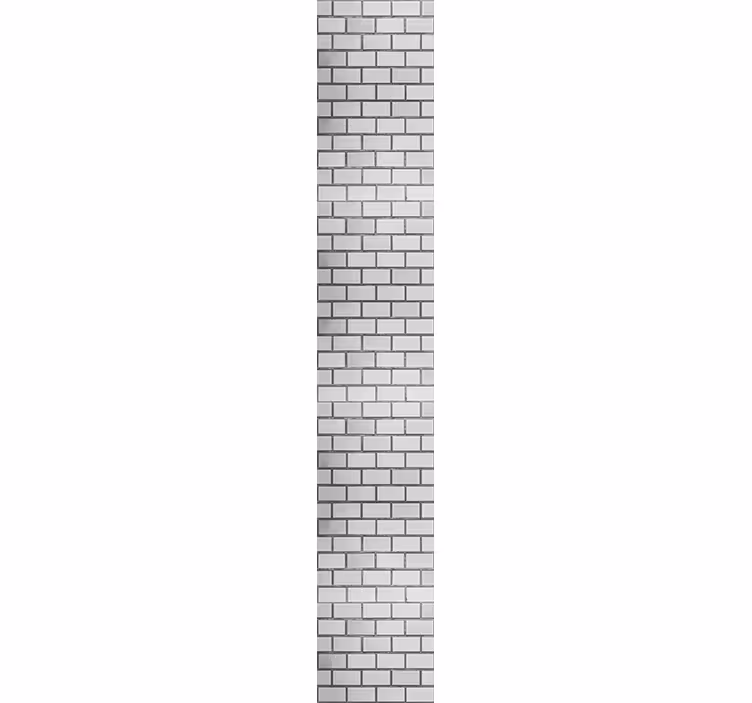 Classic grey motif bricks wallpaper - TenStickers