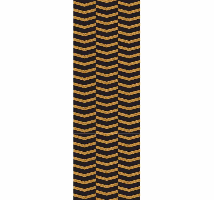 Chevron Stripe Design wallpaper geometric - TenStickers