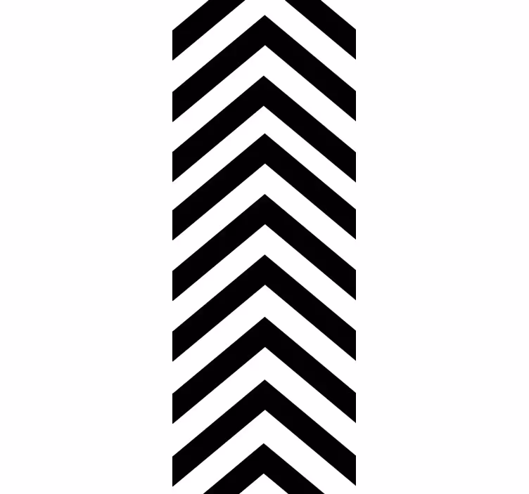 Zigzag Pattern Design wallpaper striped - TenStickers