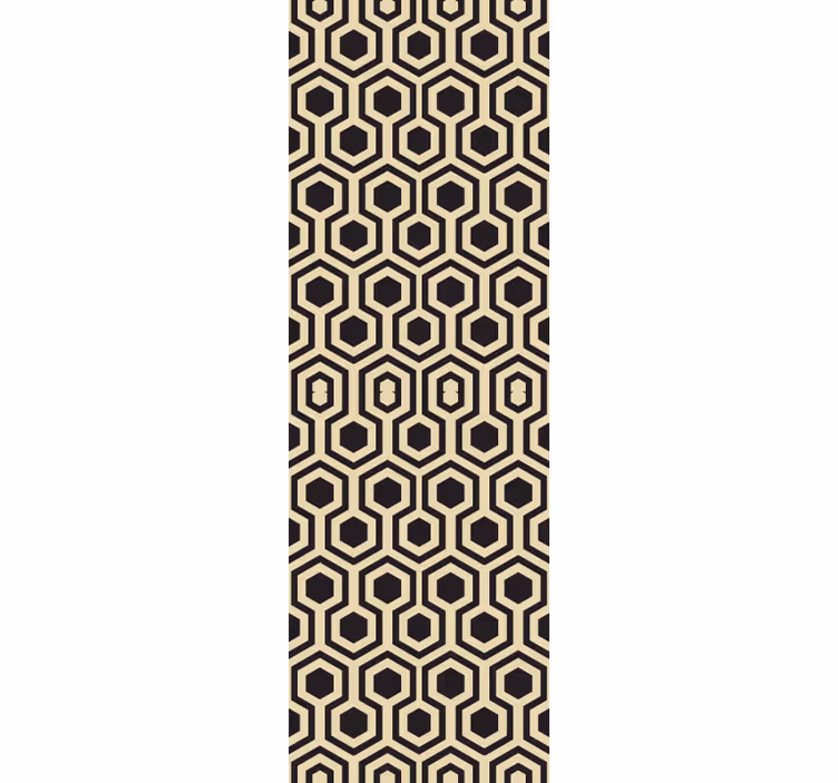 Honeycomb Hexagon Pattern wallpaper geometric - TenStickers