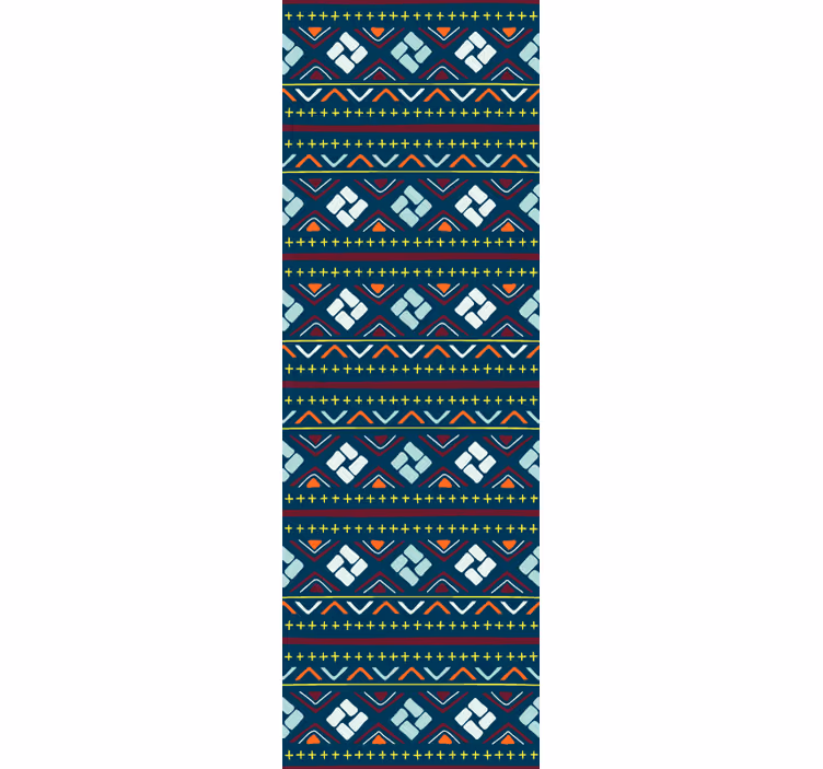 Wallpaper geometric color blocks - TenStickers