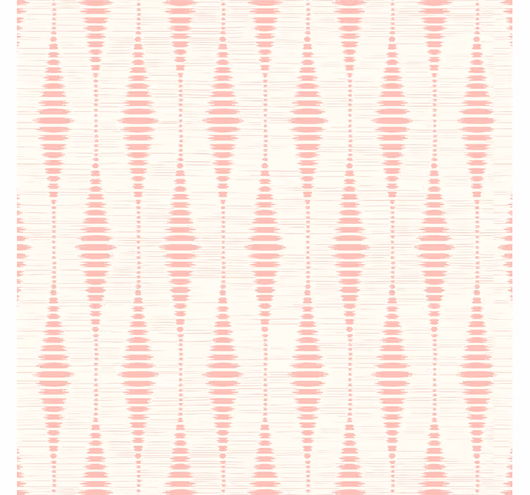 pastel pink rabaul ikat geometric wallpaper - TenStickers