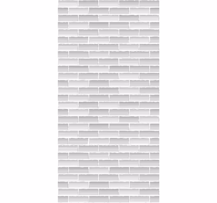 Bricks wallpaper grey realistic design - TenStickers