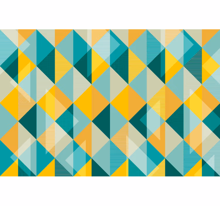 Wallpaper office triangles tale - TenStickers