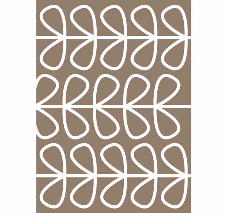 Wallpaper geometric geometric loop pattern - TenStickers