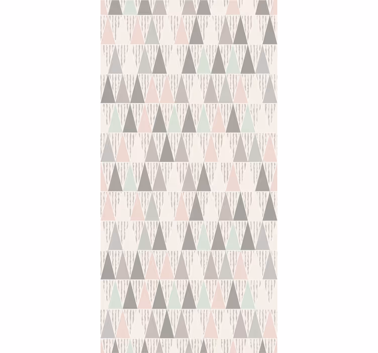 Wallpaper geometric triangular pattern design - TenStickers