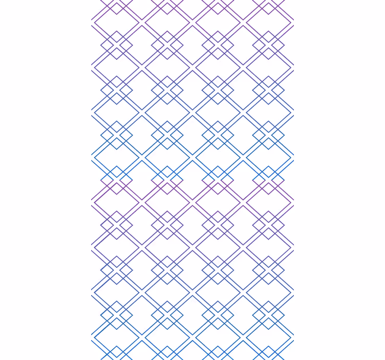 Wallpaper geometric diamonds and lines - TenStickers