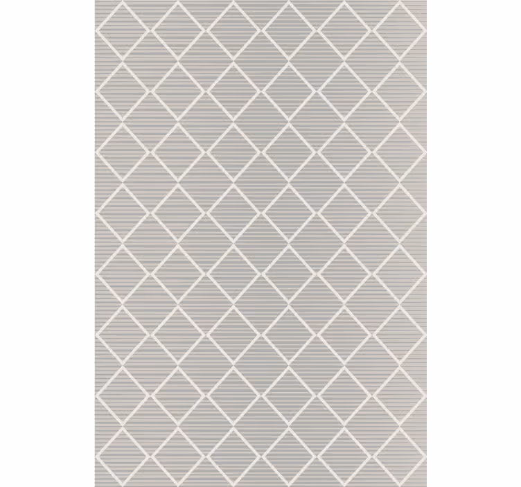 Wallpaper geometric diamond pattern gray - TenStickers