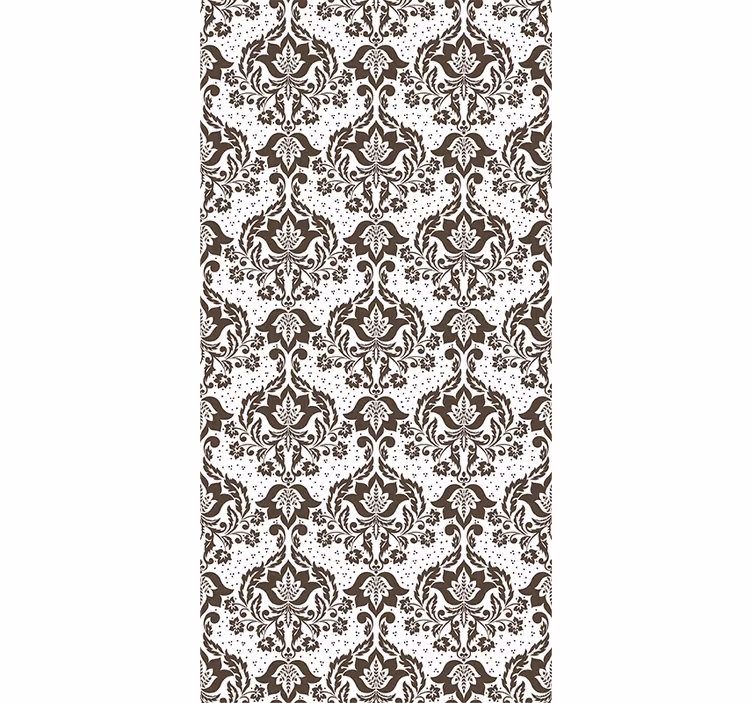 Retro wallpaper baroque design - TenStickers