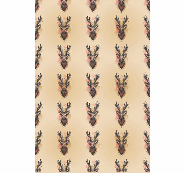 Wallpaper childrens room roe deer design - TenStickers