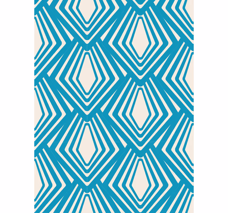 Wallpaper geometric geometric diamond pattern - TenStickers