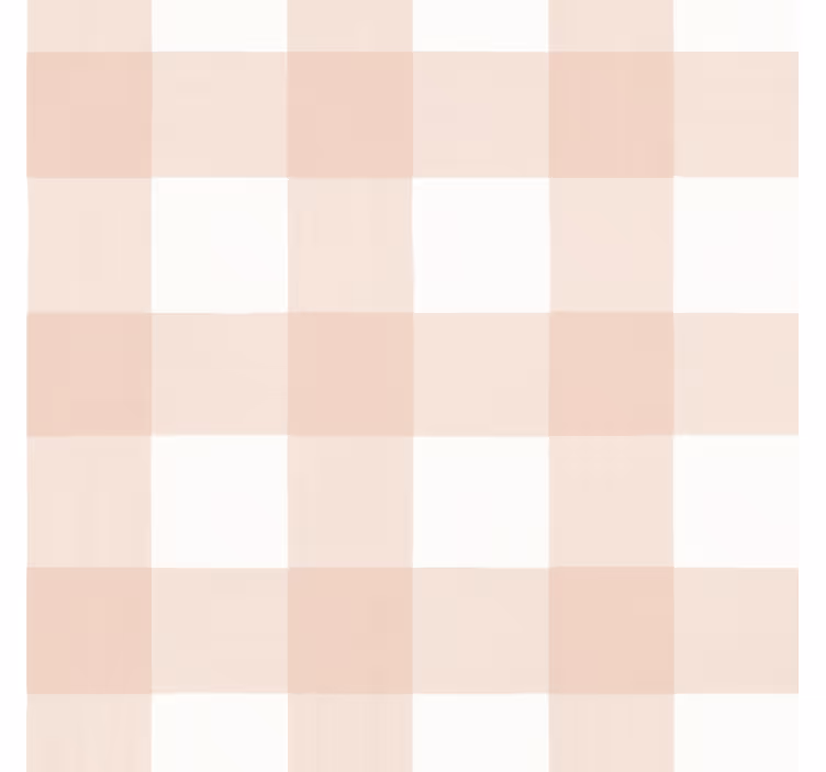 Wallpaper childrens room pink check design - TenStickers