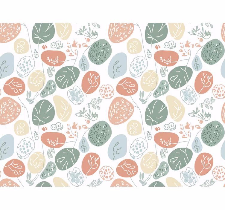 Animal printed soft wallpaper childrens room - TenStickers