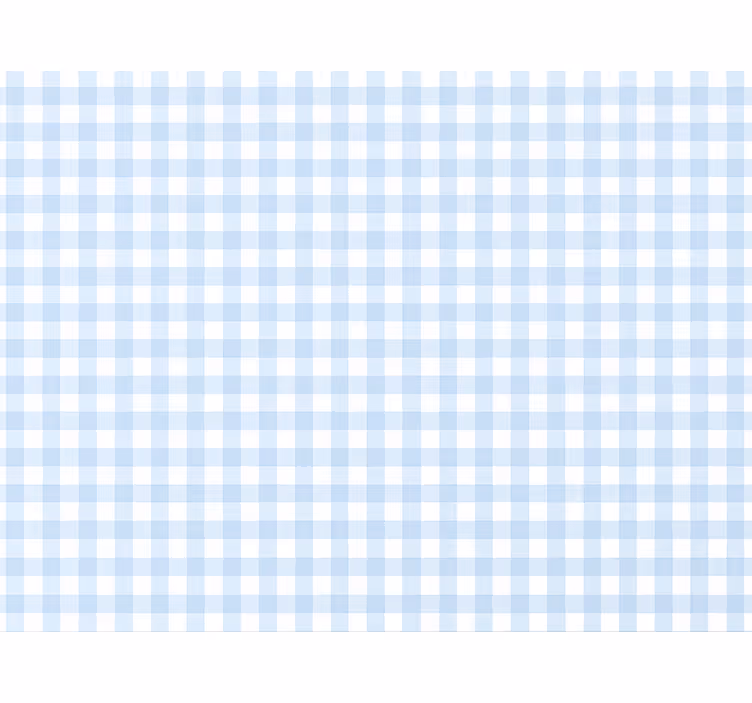Wallpaper squares light and airy blue gingham - TenStickers