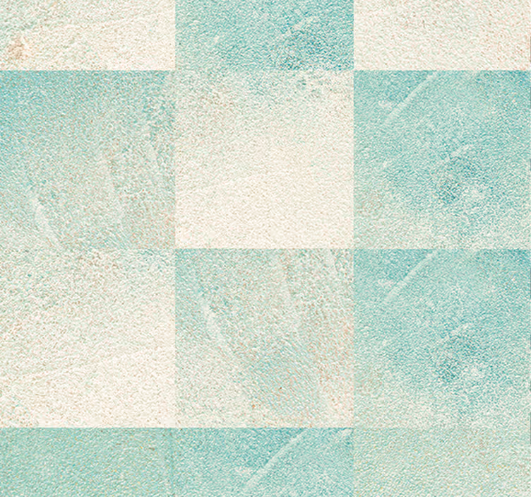 Turquoise Concrete Concrete Style Wallpaper - TenStickers