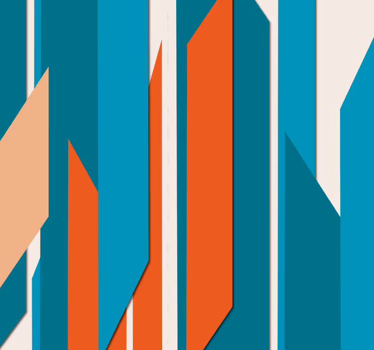 Gold October Abstract Wallpaper - TenStickers