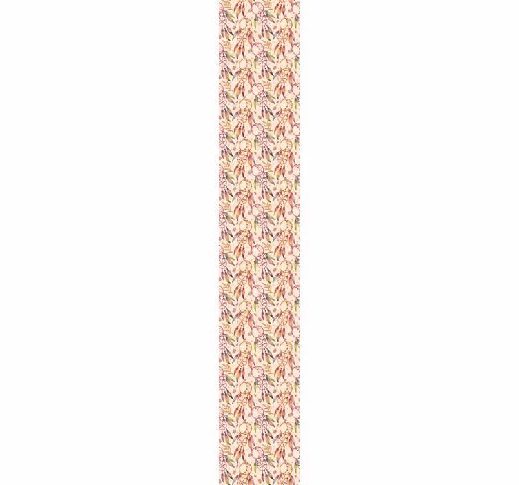 Bedroom hippie style children wallpaper - TenStickers