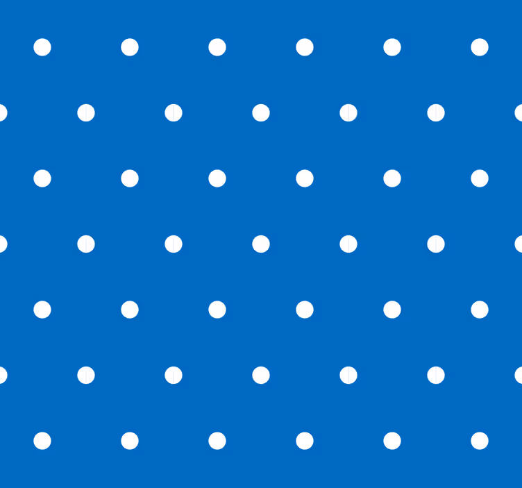 Blue background Spotty Wallpaper - TenStickers
