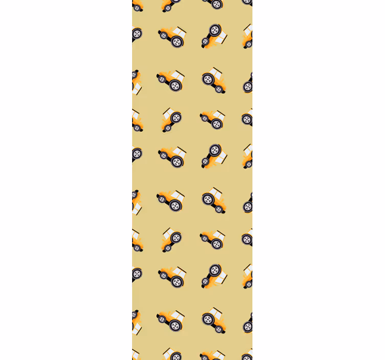 Tractor wood wallpaper - TenStickers