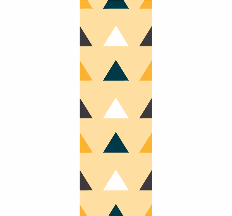 Colored triangles geometric Triangle wallpaper - TenStickers