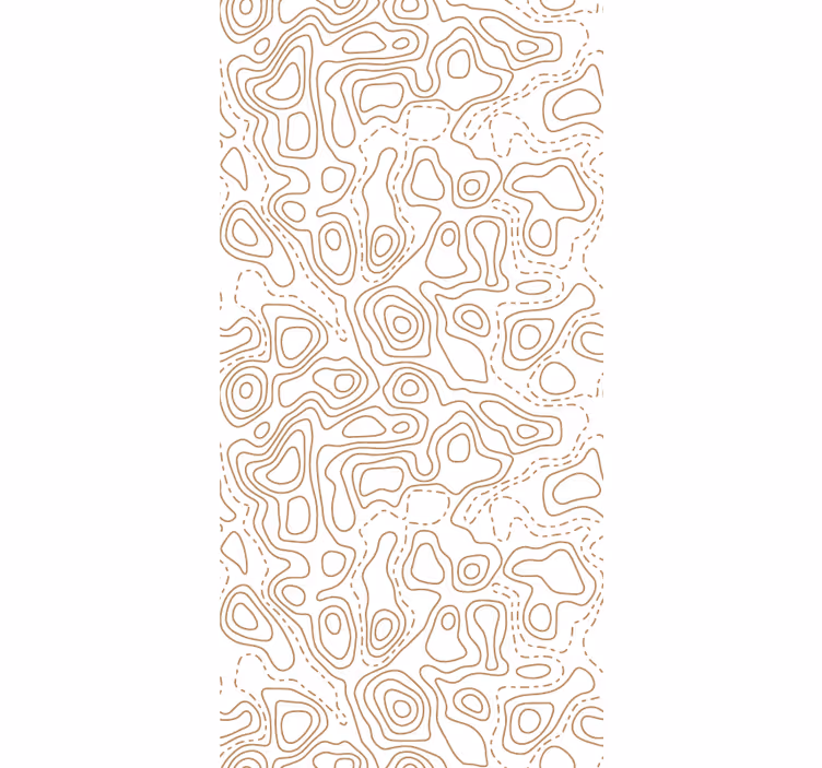 Abstract topographic lines Abstract Wallpaper - TenStickers