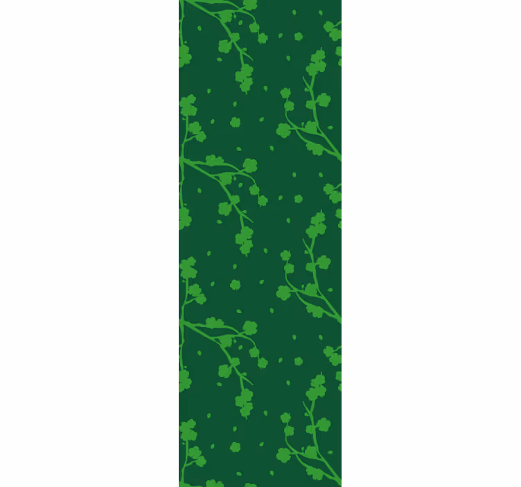 Green Korean trees and branches tree wallpaper - TenStickers