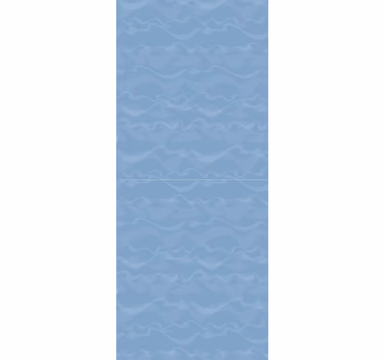 Abstract Waves blue wallpaper - TenStickers