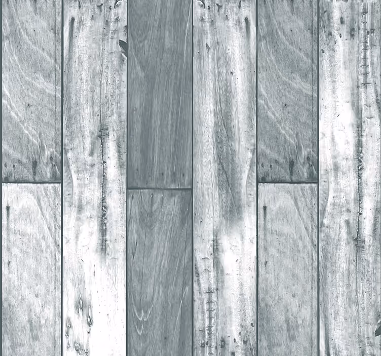 Grey Wood Textured Wallpaper - TenStickers