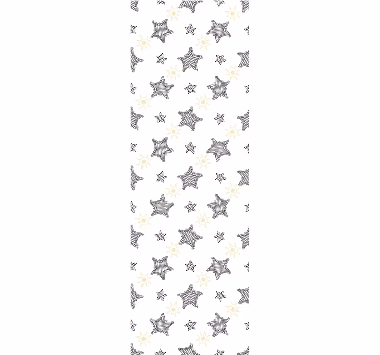 Graffiti stars wallpaper - TenStickers