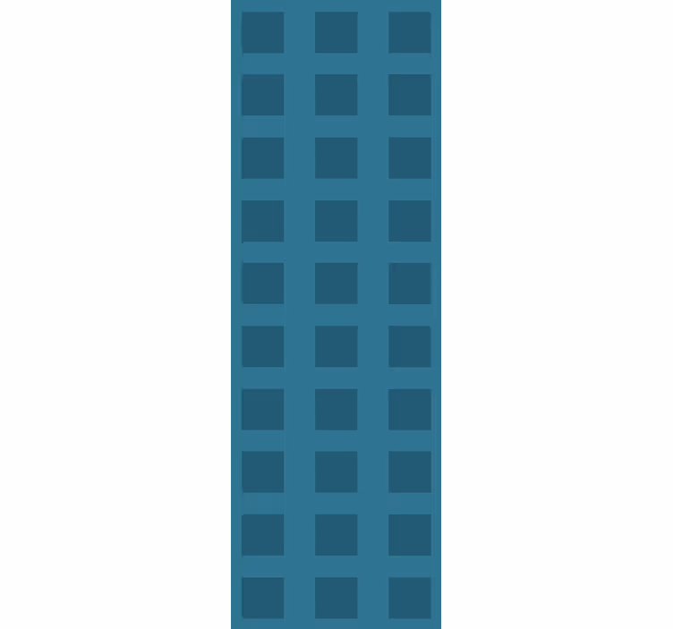 Blue pattern with squares home office wallpaper - TenStickers