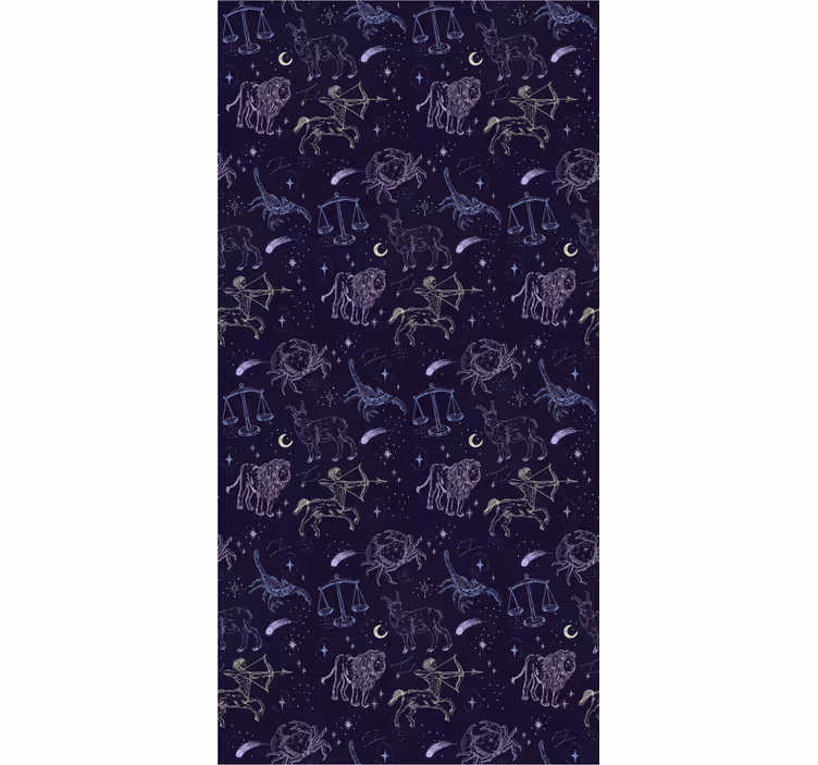 Constellation pattern star wallpaper - TenStickers