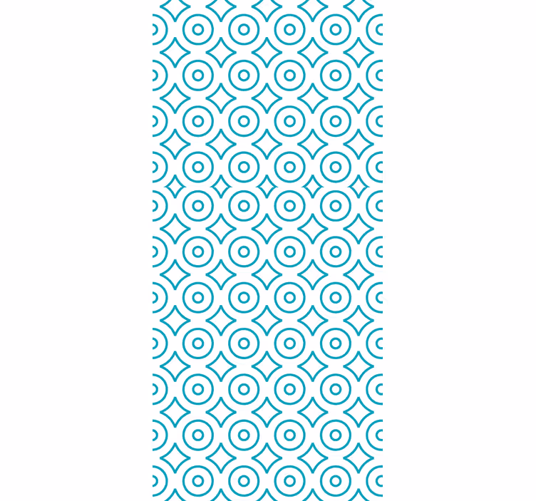 Circular Geometric Pattern wallpaper geometric - TenStickers