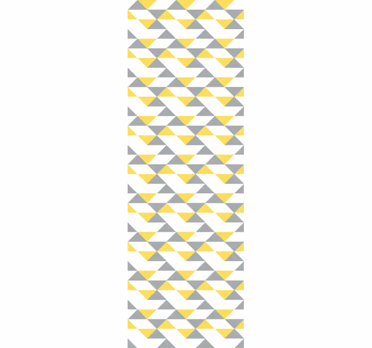 Gray pantone pattern Triangle Wallpaper - TenStickers