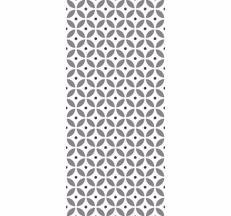 Geometric Petal Pattern wallpaper geometric - TenStickers