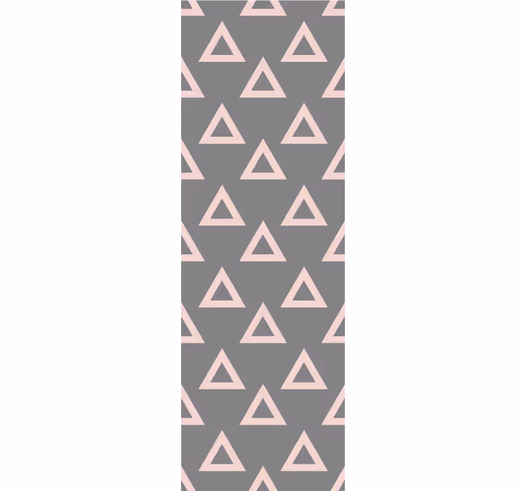 Triangular Motifs wallpaper geometric - TenStickers