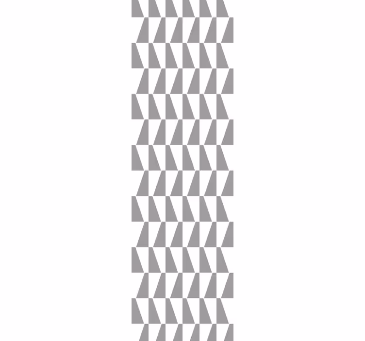 Grey and white Triangle Wallpaper - TenStickers
