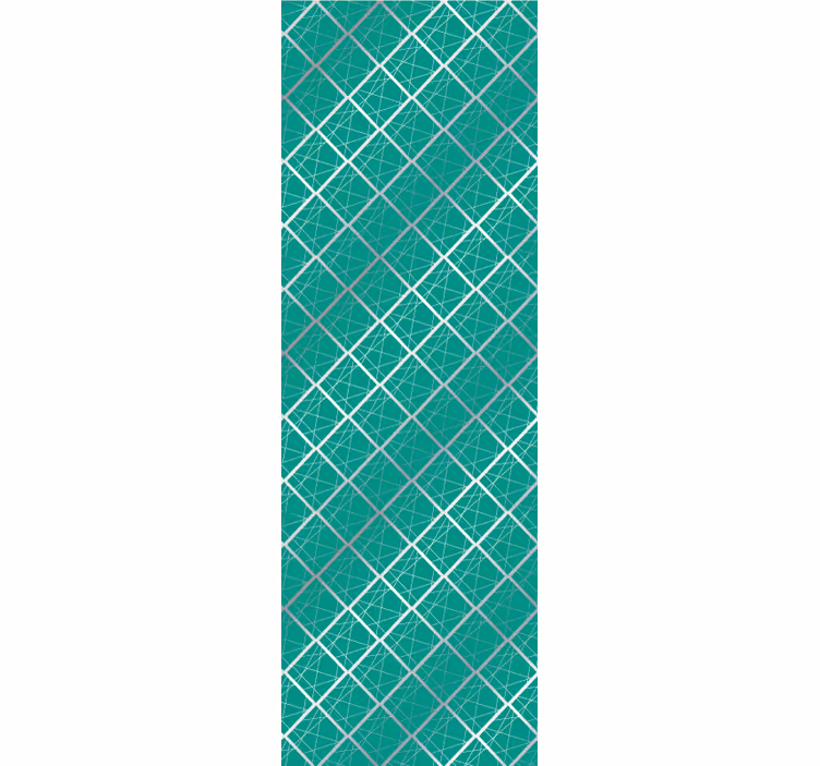 Geometric Trellis wallpaper geometric - TenStickers