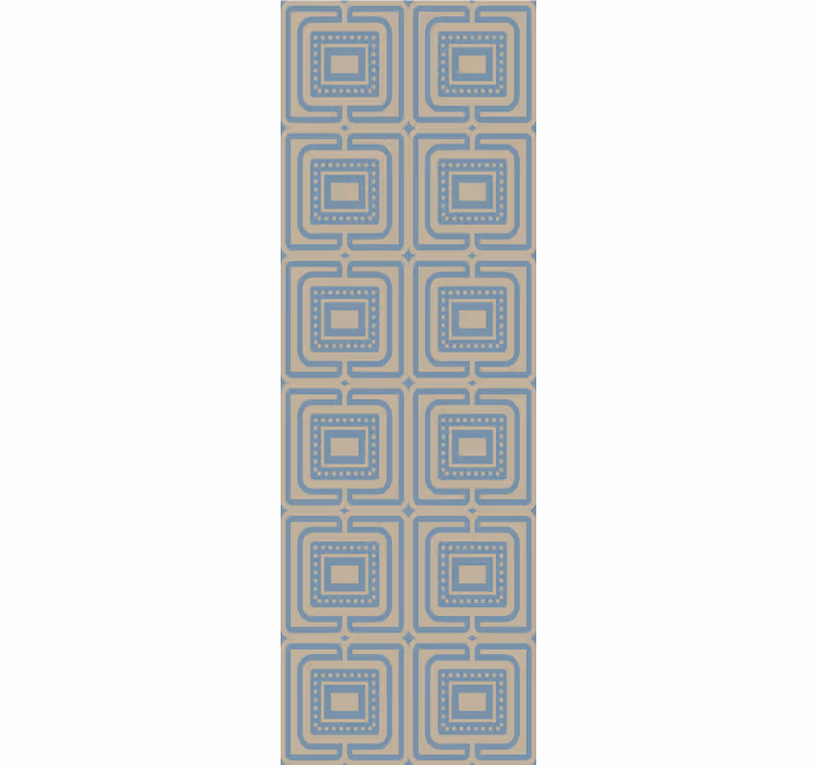 Geometric Retro Squares wallpaper geometric - TenStickers