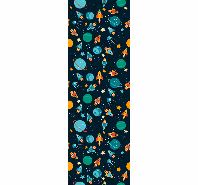 Cute design space for kids Modern Wallpaper - TenStickers